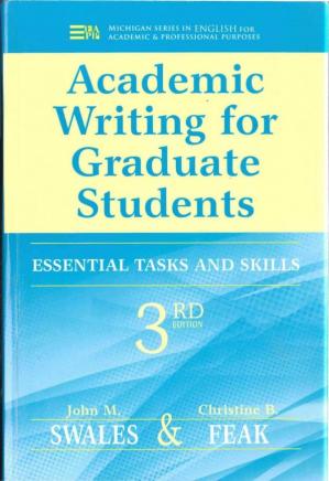 Academic Writing for Graduate Students: Essential Tasks and Skills (3rd Edition) - Pdf